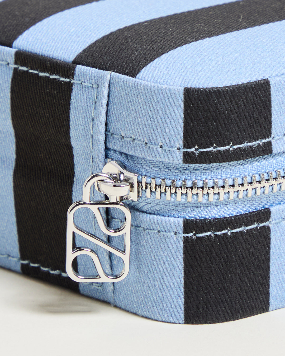 Corinne Stripes Travel Jewelry Box