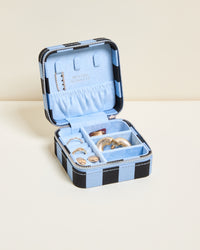 Corinne Stripes Travel Jewelry Box