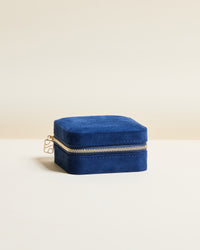 Corinne Velvet Travel Jewelry Box