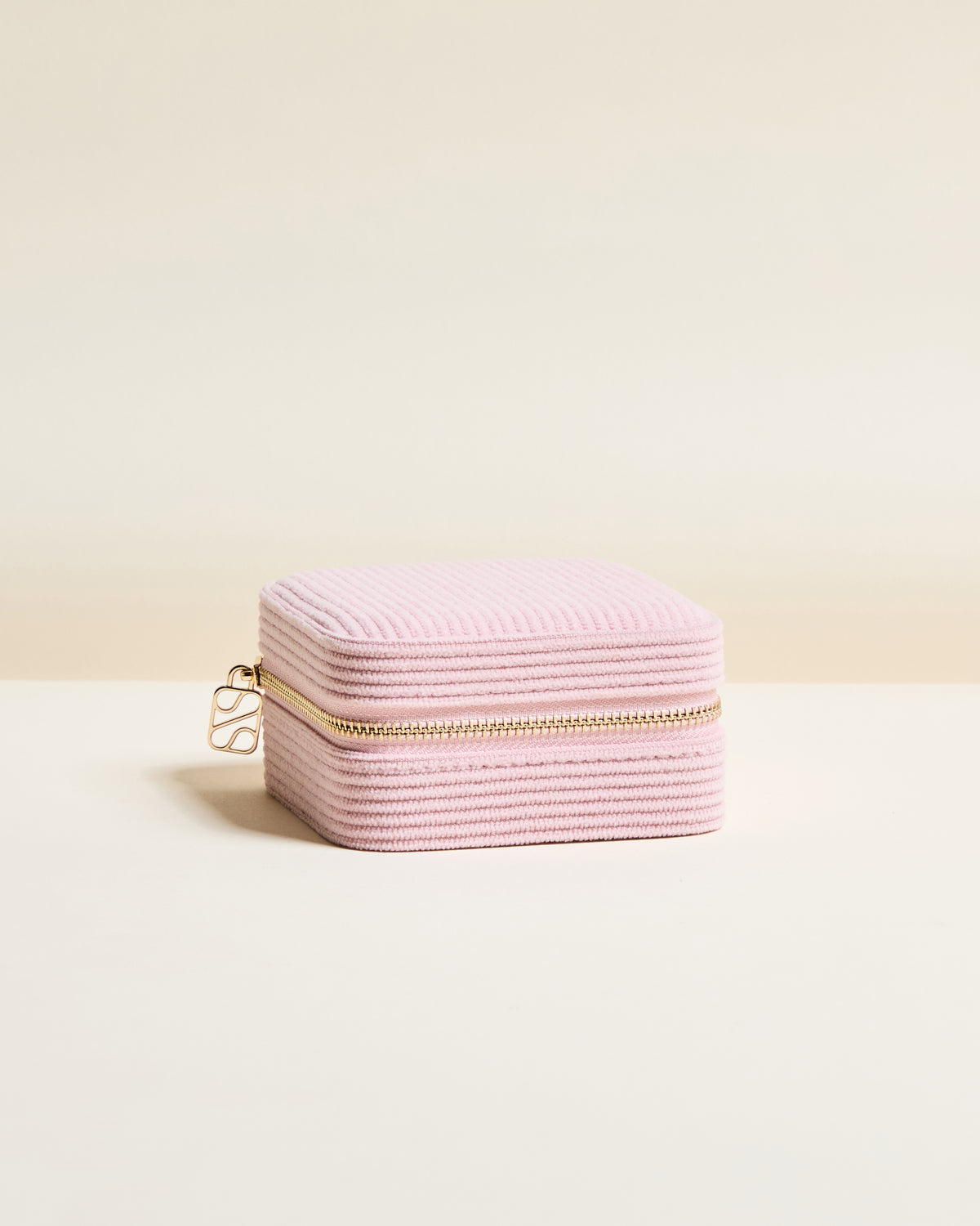 Corinne corduroy travel jewelry box