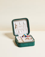 Corinne Velvet Travel Jewelry Box