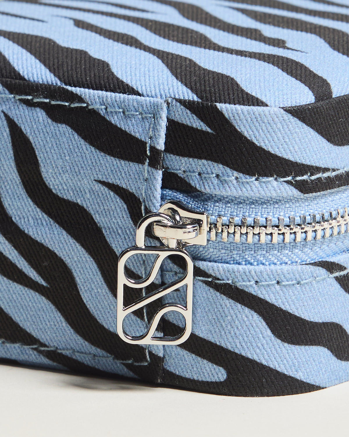 Corinne Zebra Travel Jewelry Box