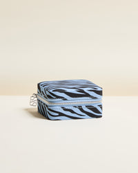 Corinne Zebra Travel Jewelry Box