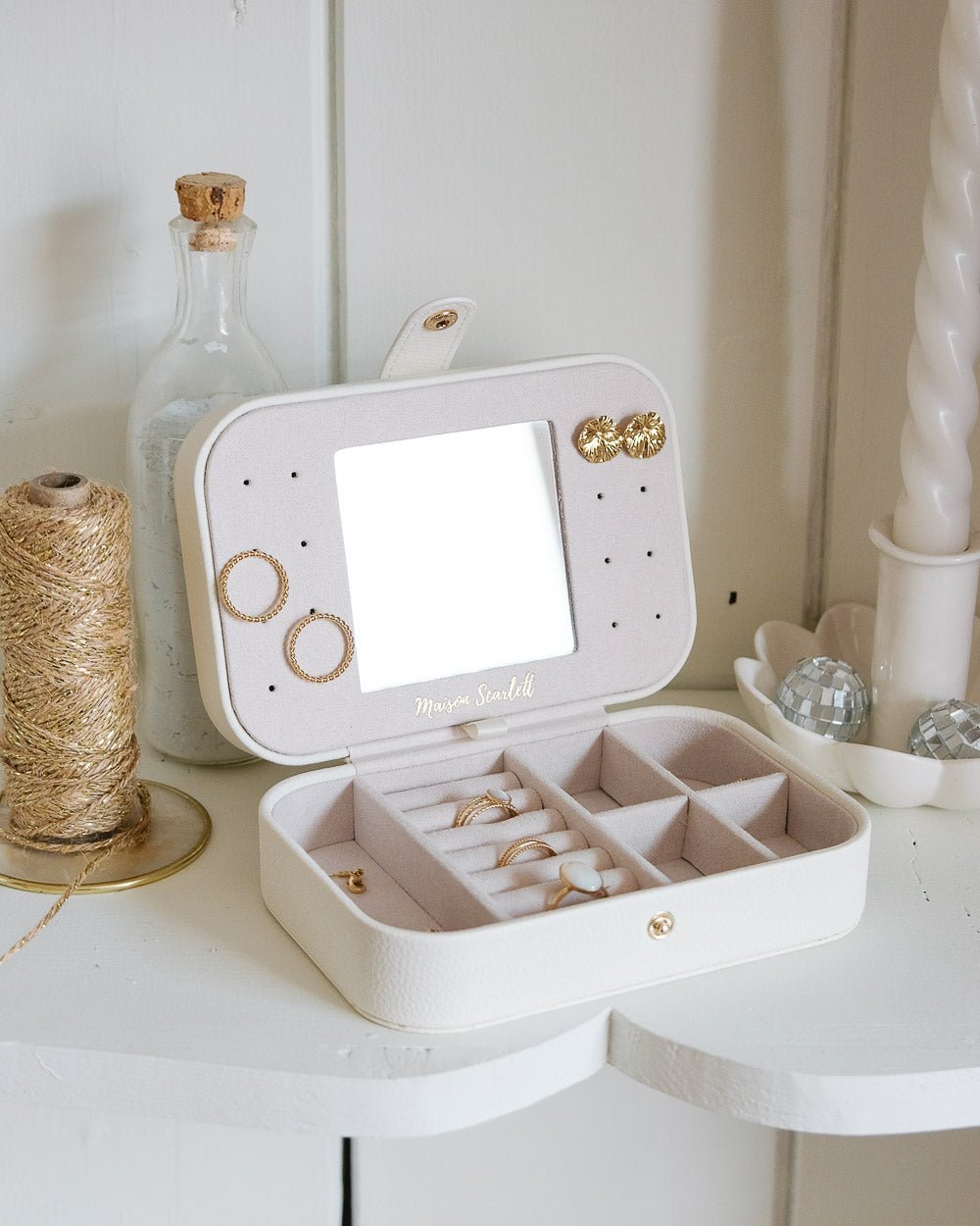 Brigitte PU travel jewelry box - Outlet