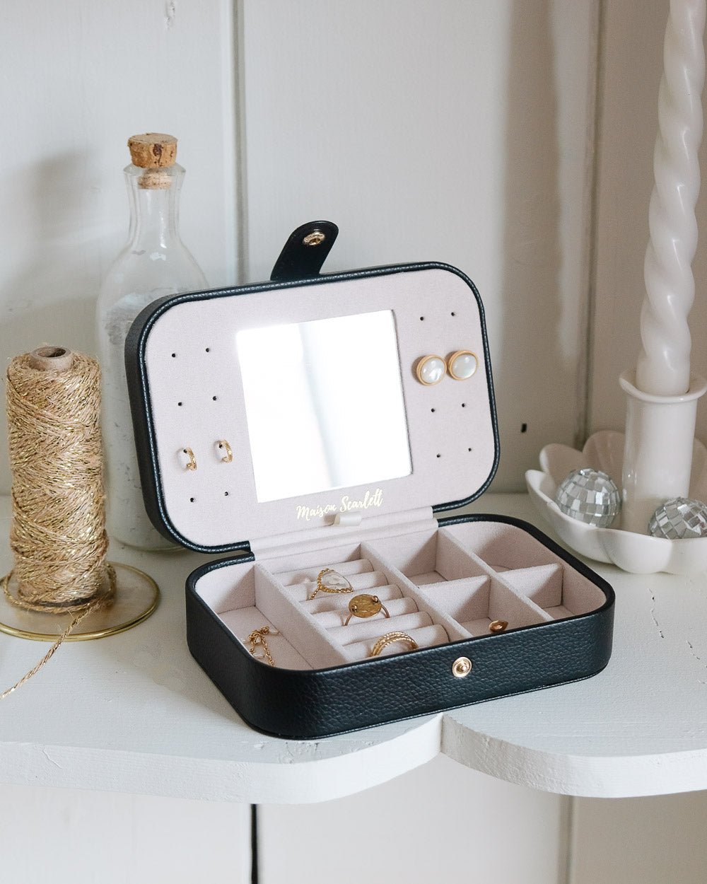 Brigitte PU travel jewelry box - Outlet