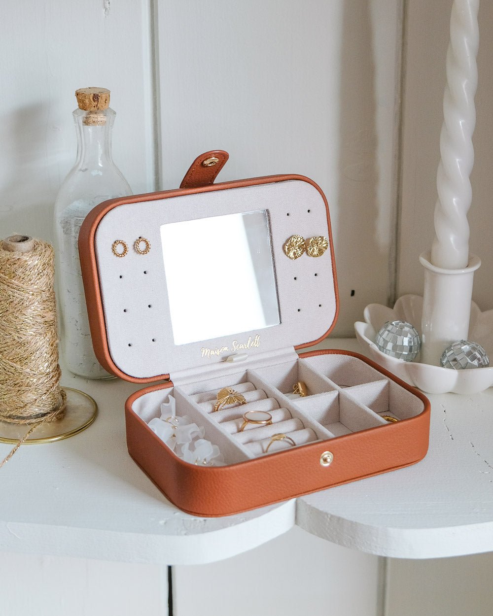 Brigitte PU travel jewelry box - Outlet