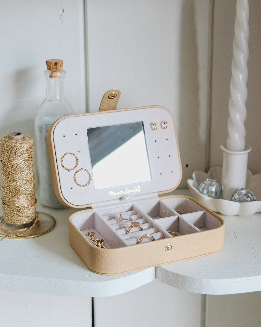 Brigitte PU travel jewelry box - Outlet