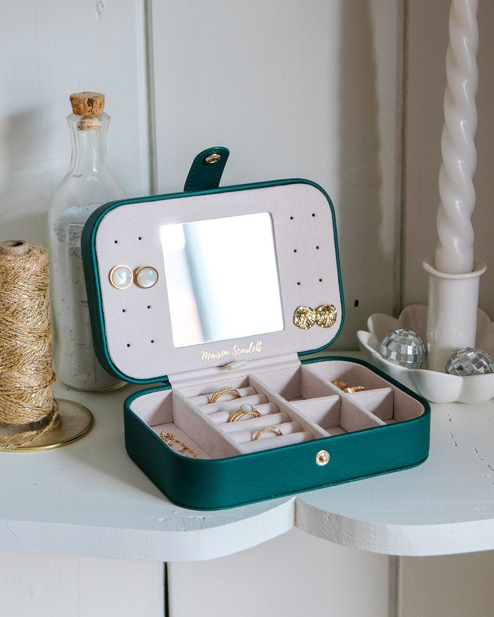 Brigitte PU travel jewelry box - Outlet