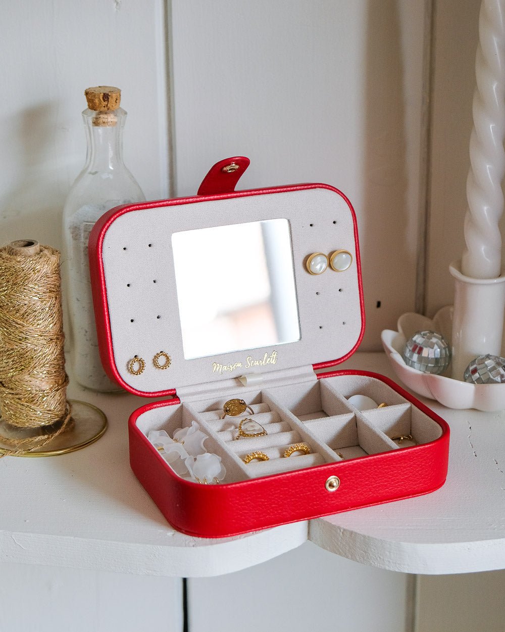 Brigitte PU travel jewelry box - Outlet