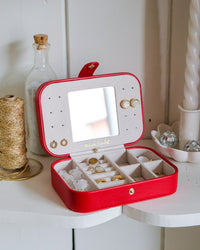 Brigitte PU travel jewelry box - Outlet
