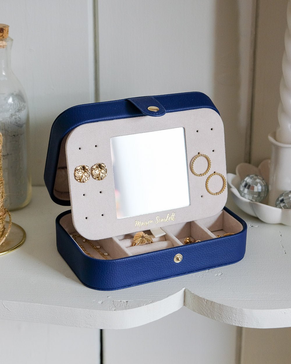Brigitte PU travel jewelry box - Outlet
