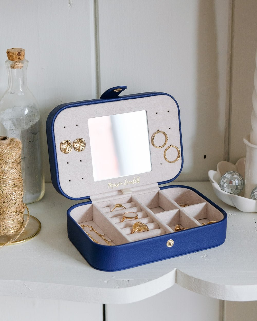 Brigitte PU travel jewelry box - Outlet