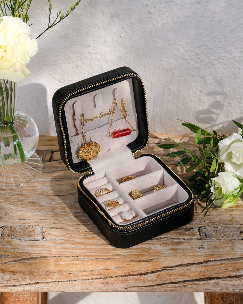 Corinne PU Travel Jewelry Box - Outlet