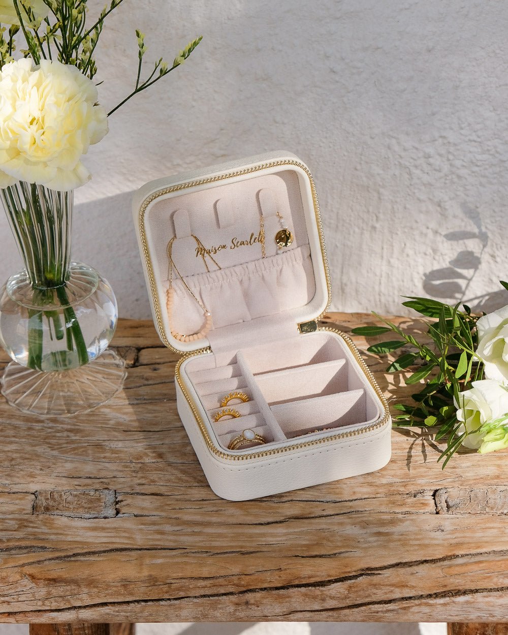 Corinne PU Travel Jewelry Box - Outlet