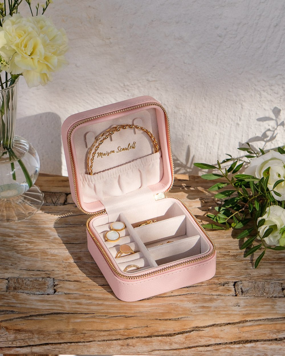 Corinne PU Travel Jewelry Box - Outlet