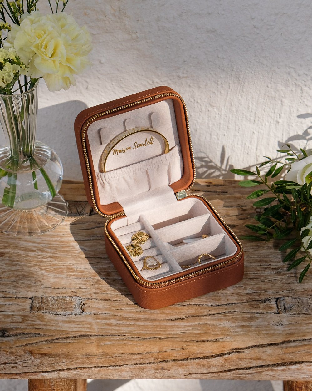 Corinne PU Travel Jewelry Box - Outlet