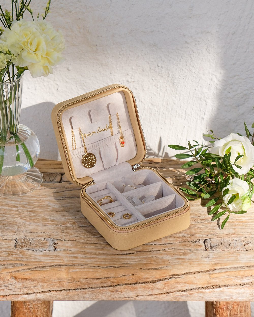 Corinne PU Travel Jewelry Box - Outlet
