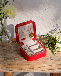 Corinne PU Travel Jewelry Box - Outlet
