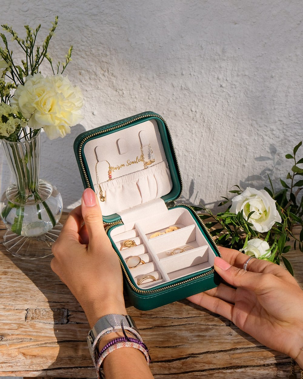 Corinne PU Travel Jewelry Box - Outlet