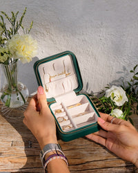 Corinne PU Travel Jewelry Box - Outlet