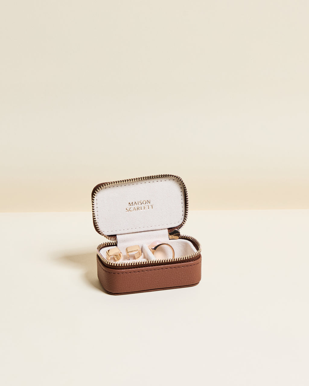 Marie Mini PU Travel Jewelry Box