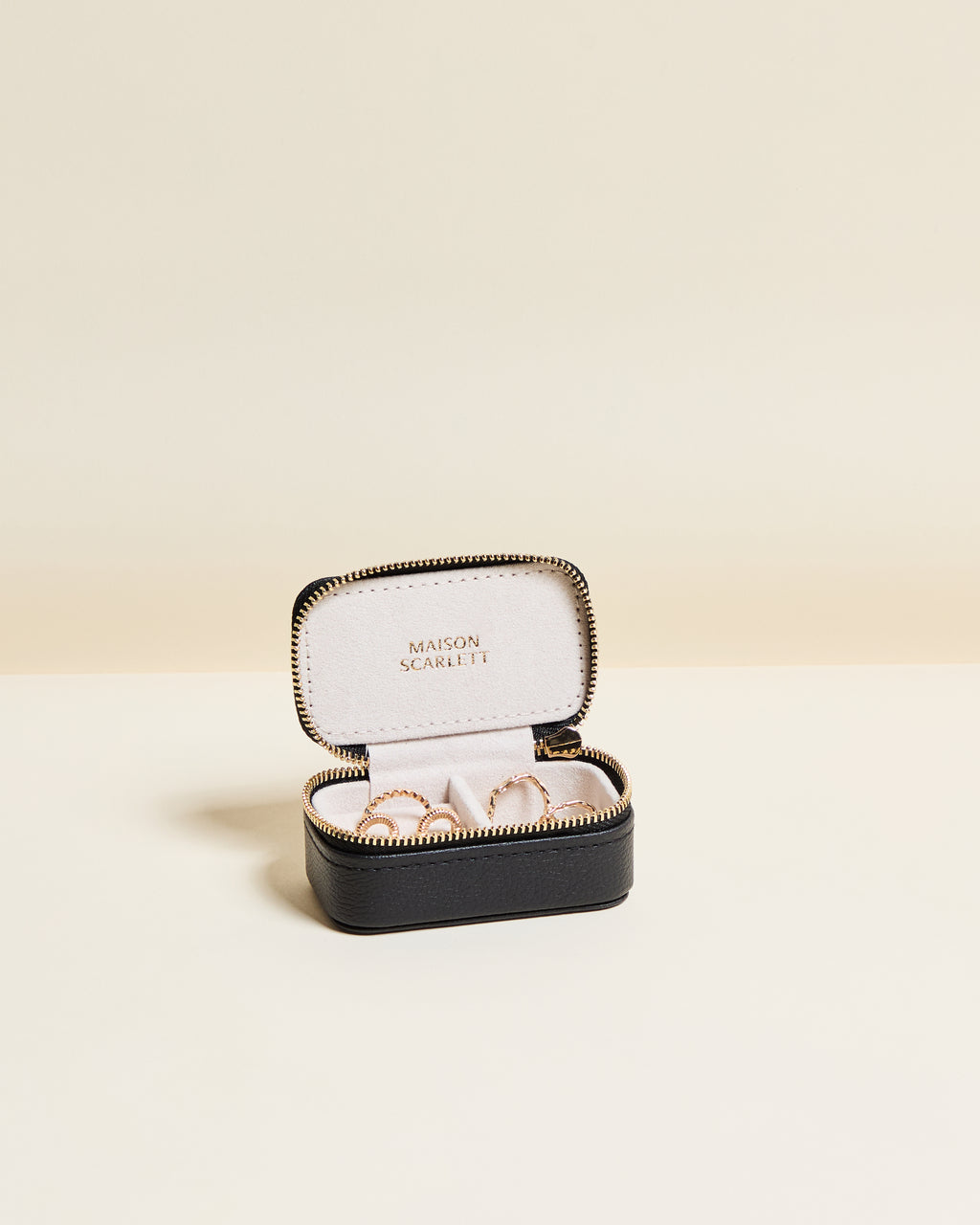 Marie Mini PU Travel Jewelry Box