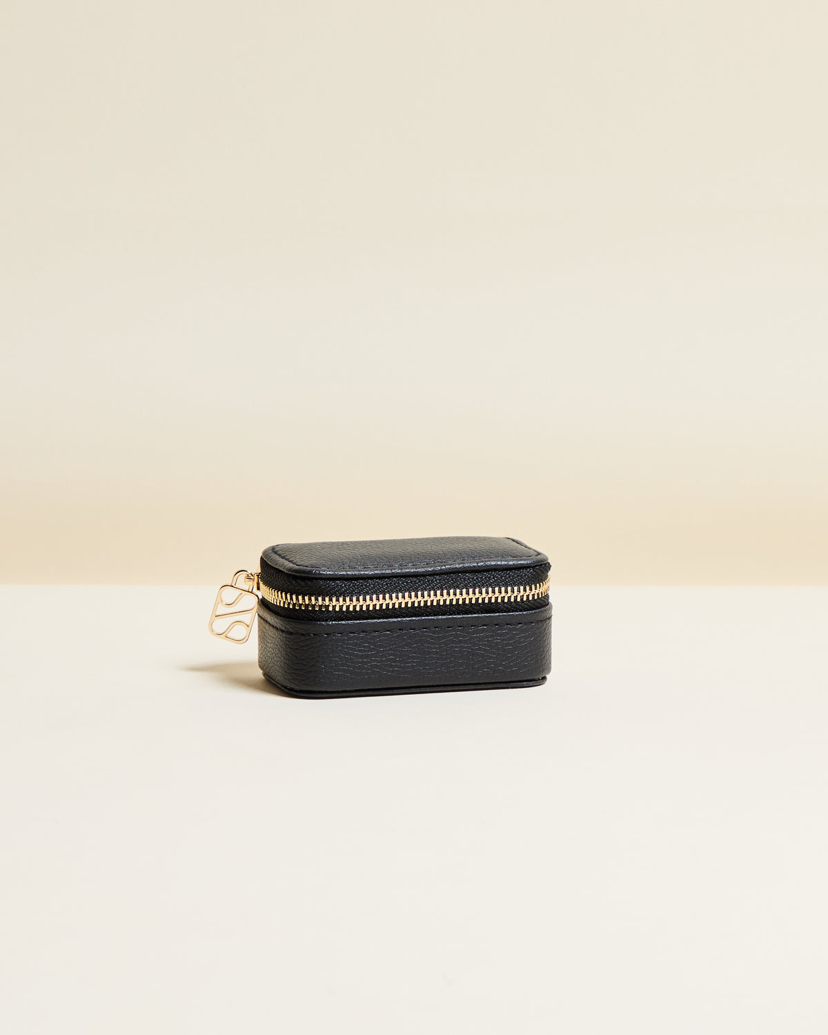 Marie PU leather mini travel jewelry box