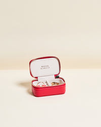 Marie Mini PU Travel Jewelry Box