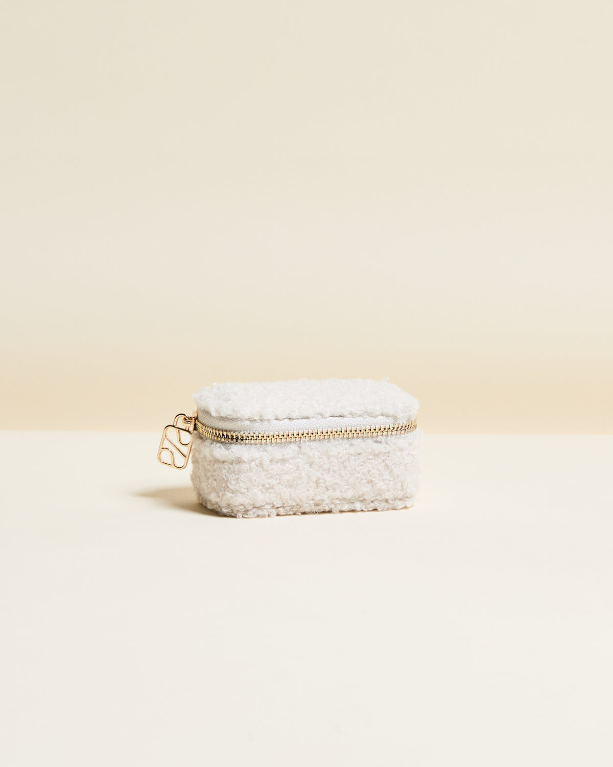 Marie bouclé travel mini jewelry box