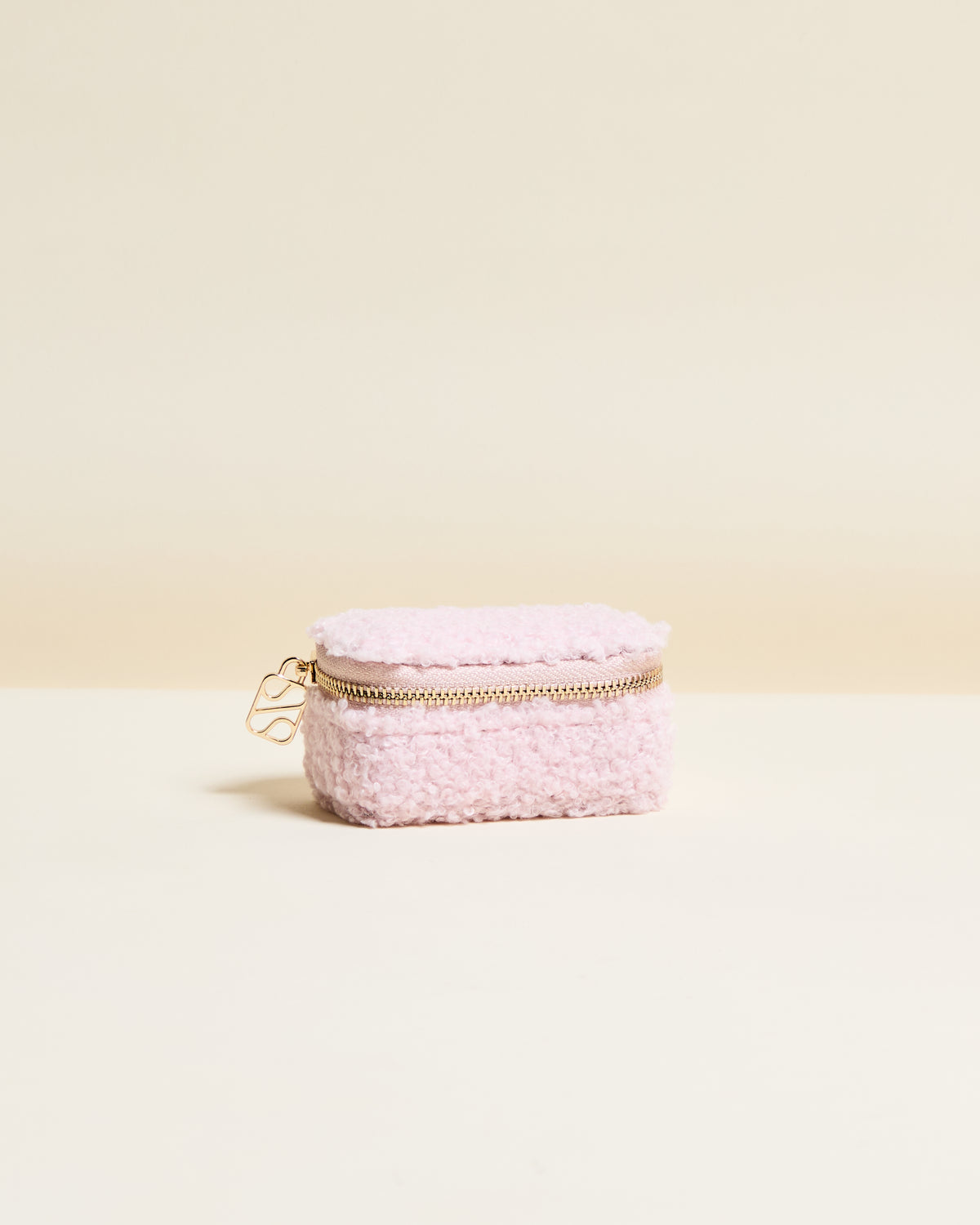 Marie bouclé travel mini jewelry box