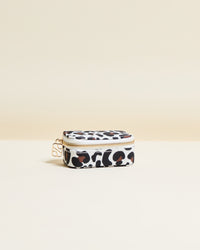 Marie Leopard Mini Travel Jewelry Box
