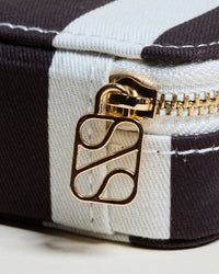 Marie Stripes Mini Travel Jewelry Box