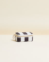 Marie Stripes Mini Travel Jewelry Box