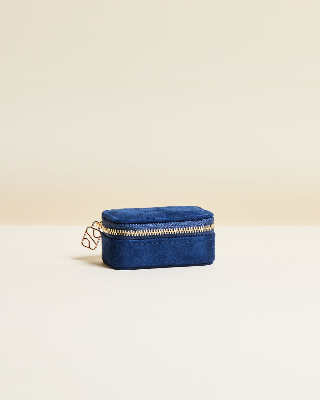 Marie mini travel jewelry box in velvet