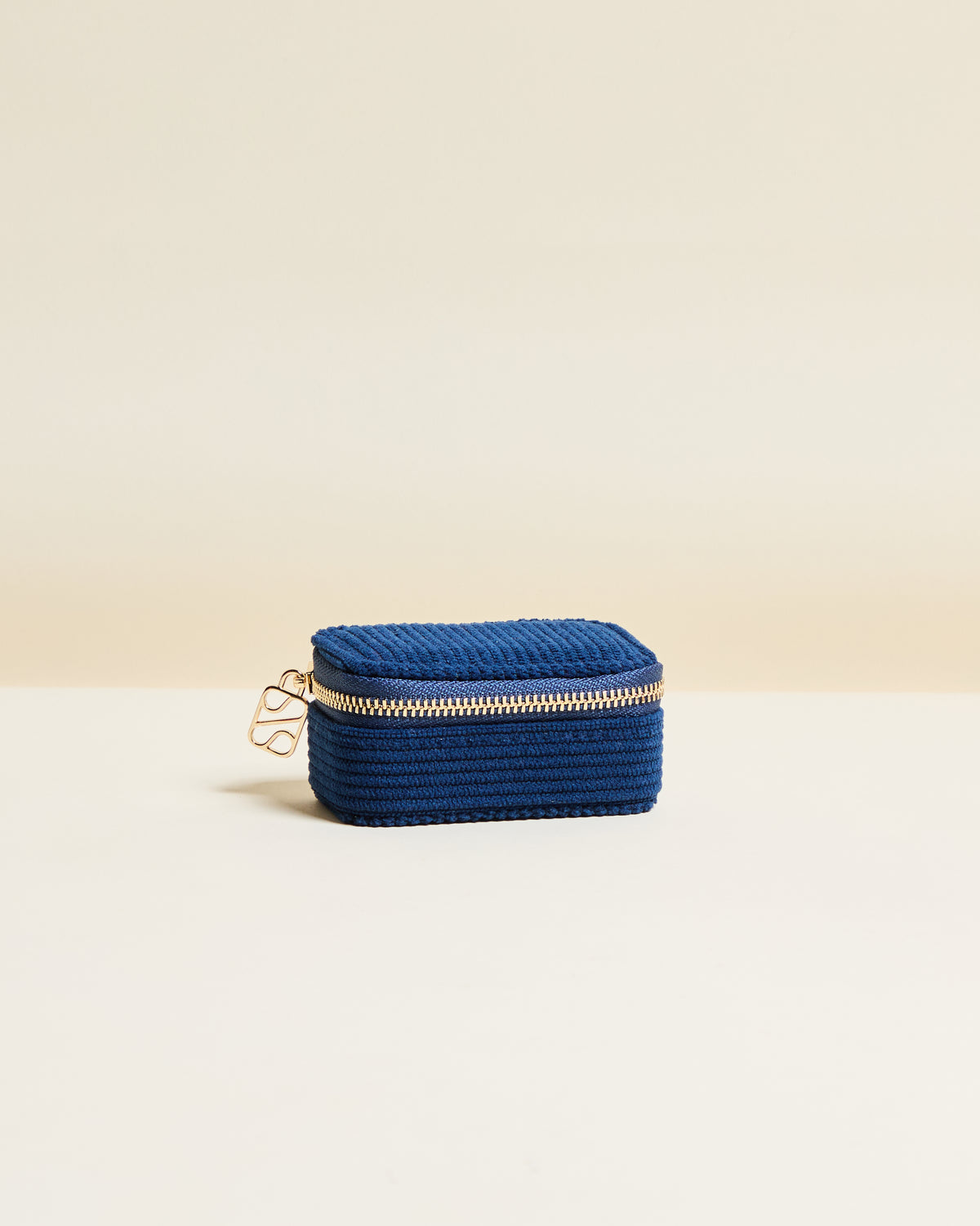 Marie Corduroy Mini Travel Jewelry Box