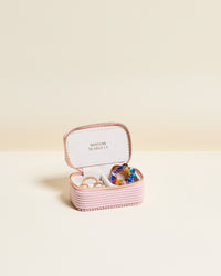 Marie Corduroy Mini Travel Jewelry Box
