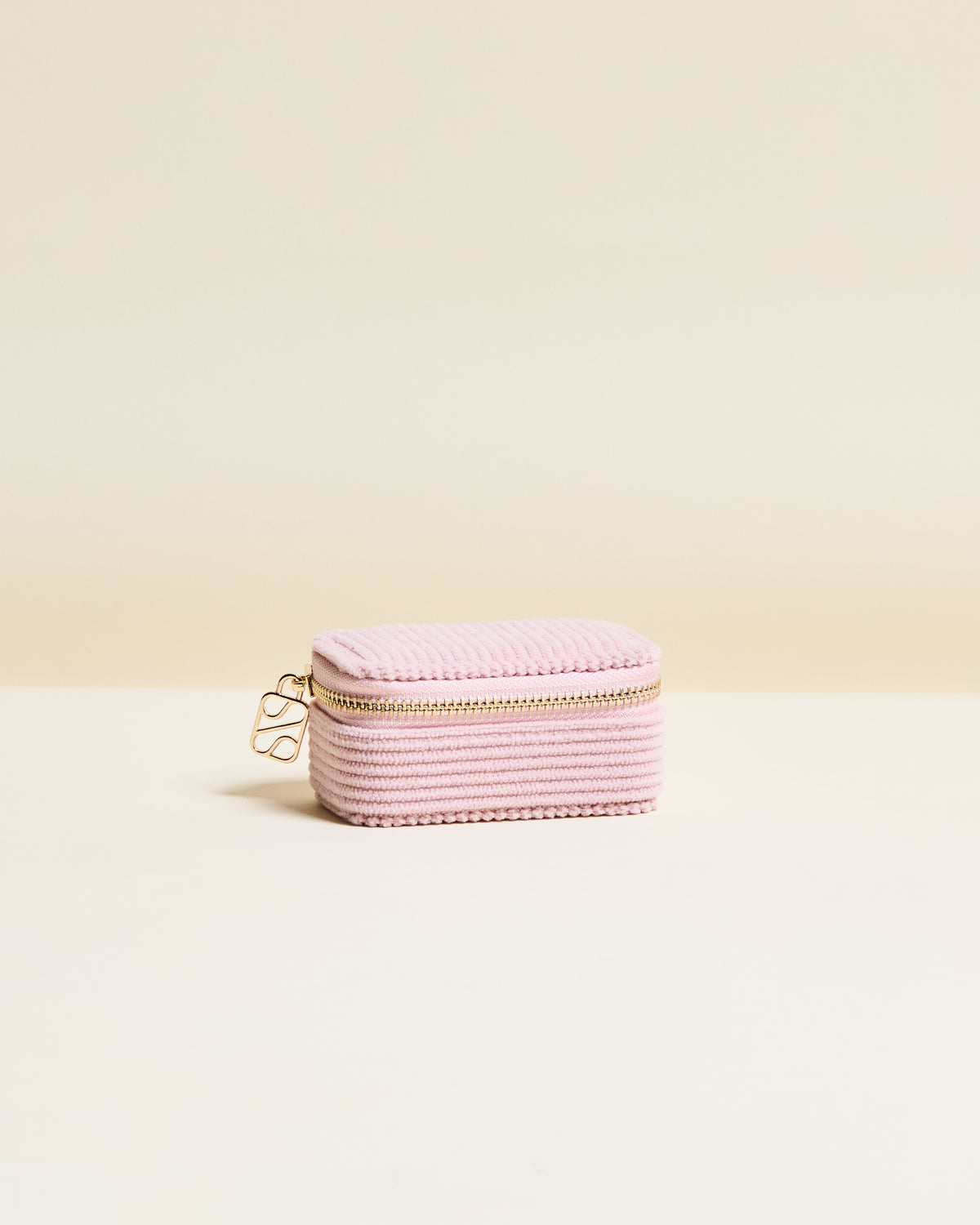 Marie Corduroy Mini Travel Jewelry Box