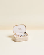 Marie Corduroy Mini Travel Jewelry Box