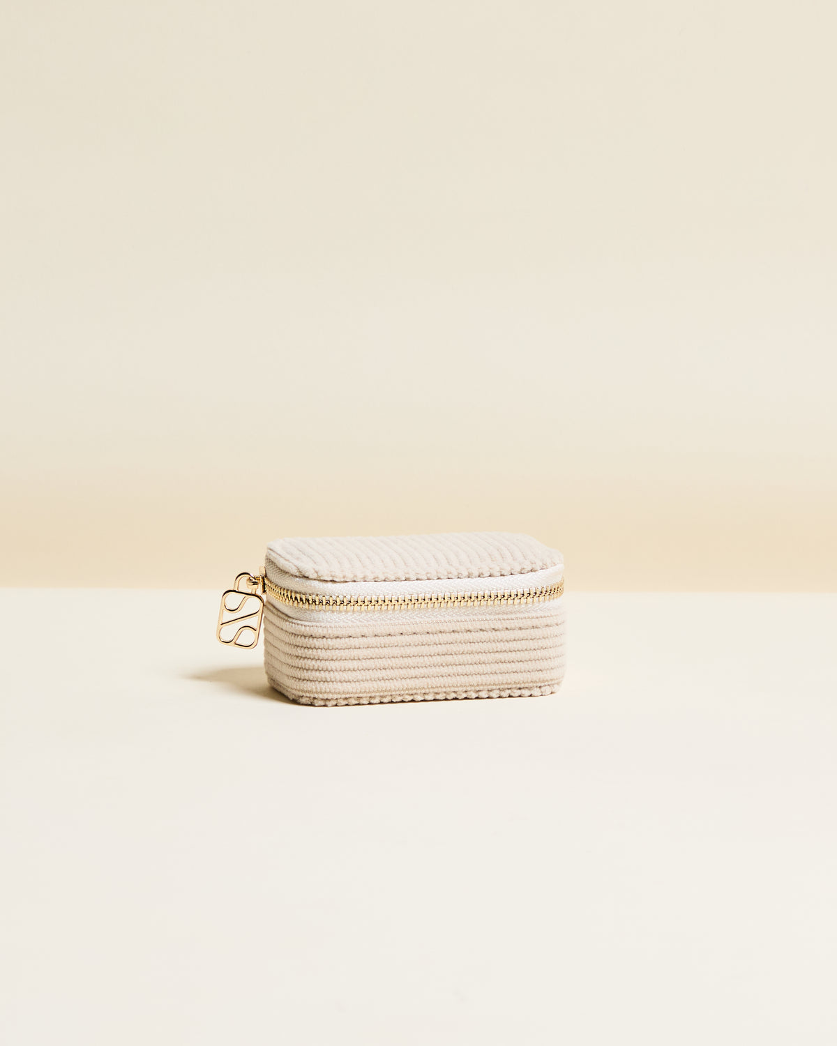 Marie Corduroy Mini Travel Jewelry Box