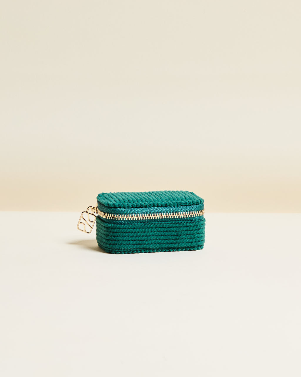 Marie Corduroy Mini Travel Jewelry Box