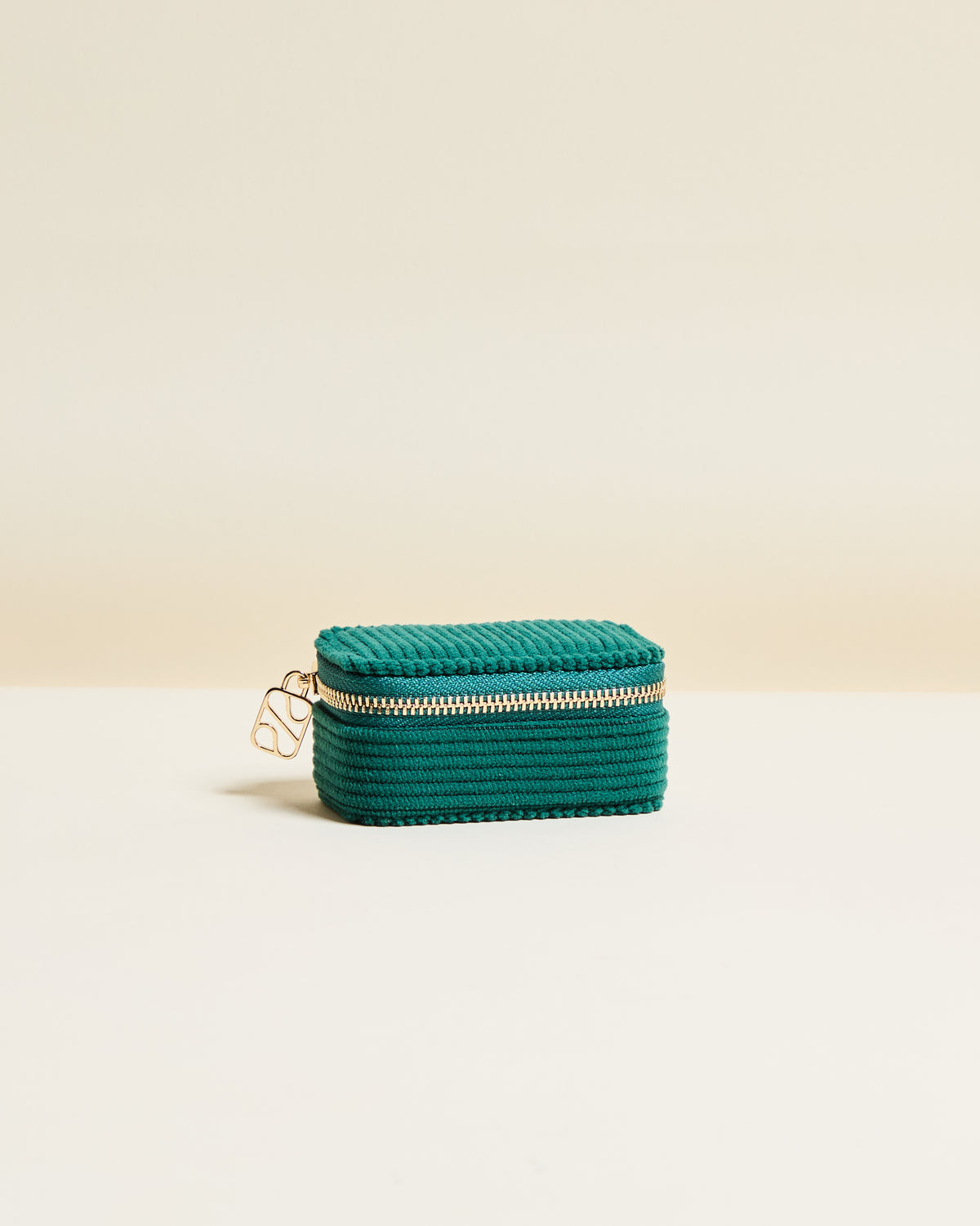 Marie Corduroy Mini Travel Jewelry Box