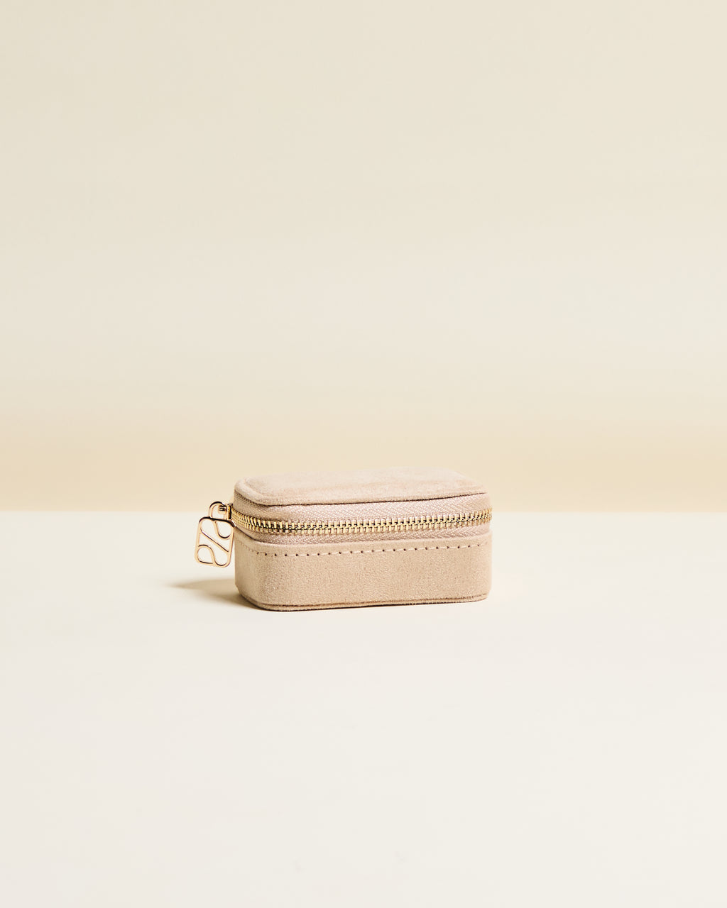 Marie mini travel jewelry box in velvet