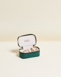 Marie mini travel jewelry box in velvet