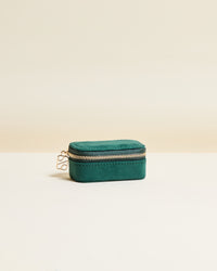Marie mini travel jewelry box in velvet