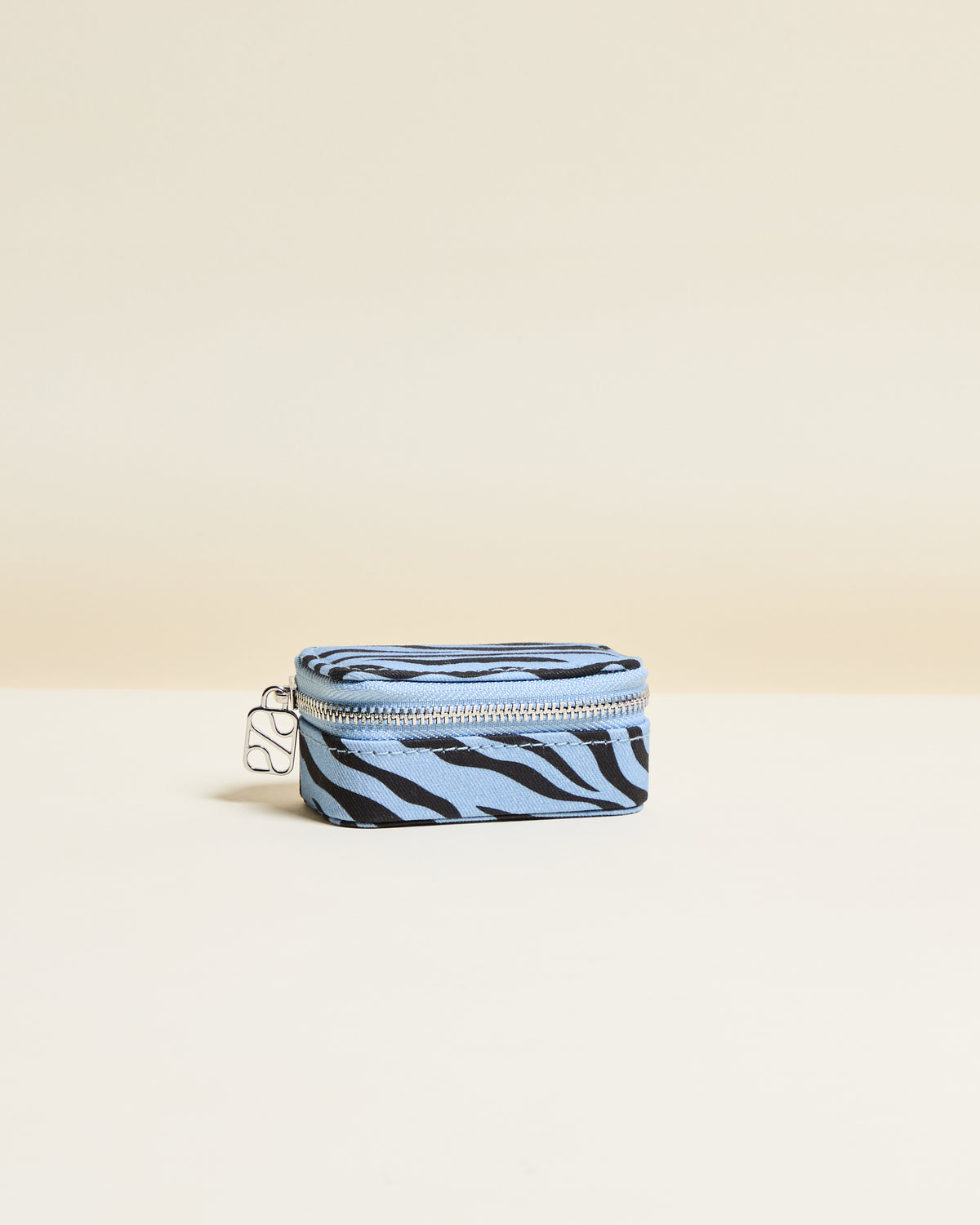Marie Zebra Mini Travel Jewelry Box