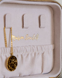 Corinne fluffy travel jewelry box - outlet