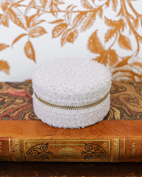Yvonne teddy fabric travel jewelry box - outlet