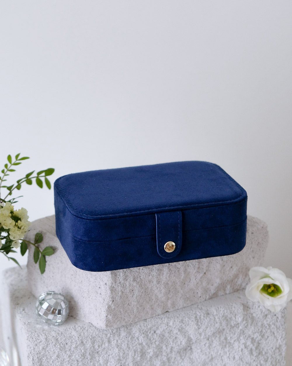 Brigitte velvet travel jewelry box - outlet