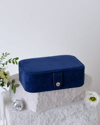 Brigitte velvet travel jewelry box - outlet