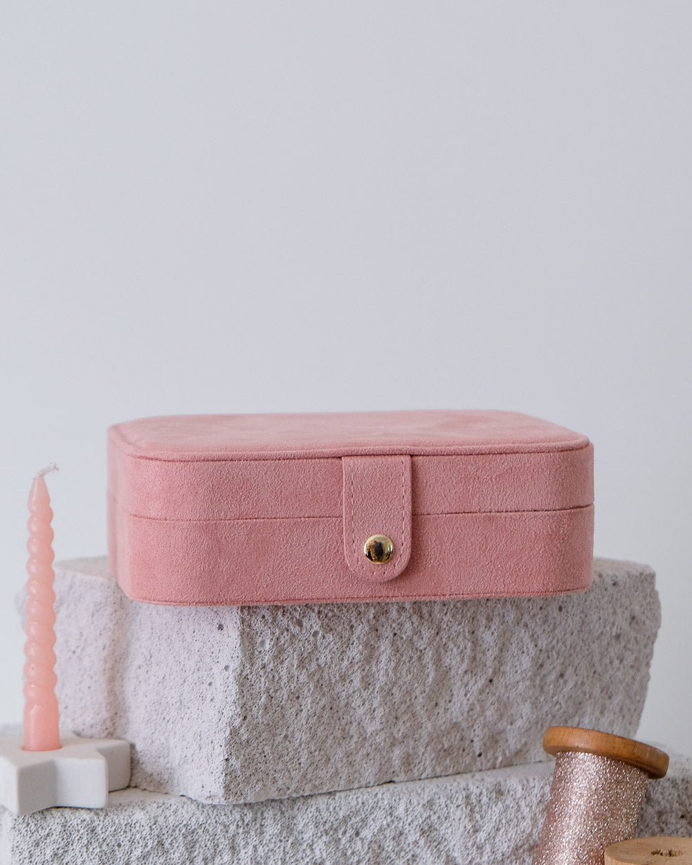 Brigitte velvet travel jewelry box - outlet
